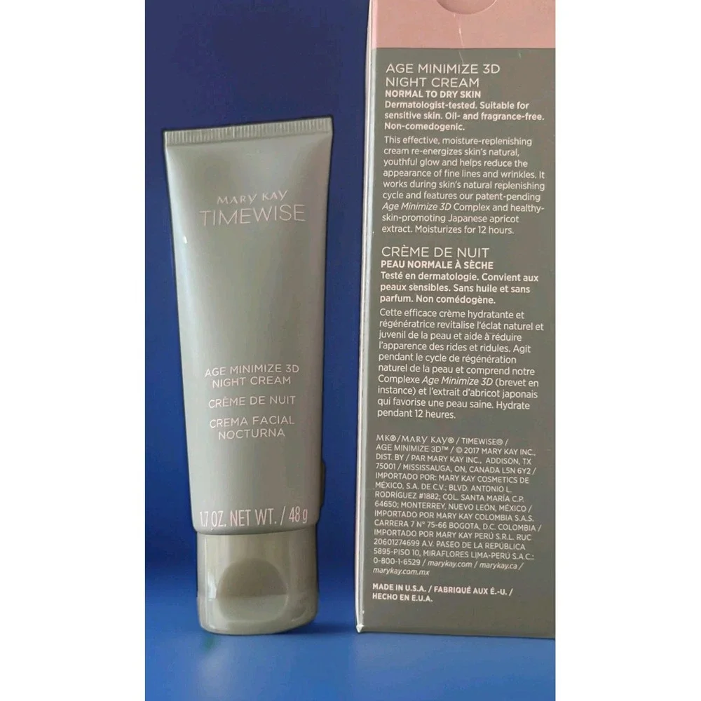 Mary Kay TimeWise Age Minimize 3D Night Cream - Normal to Dry Skin NIB
